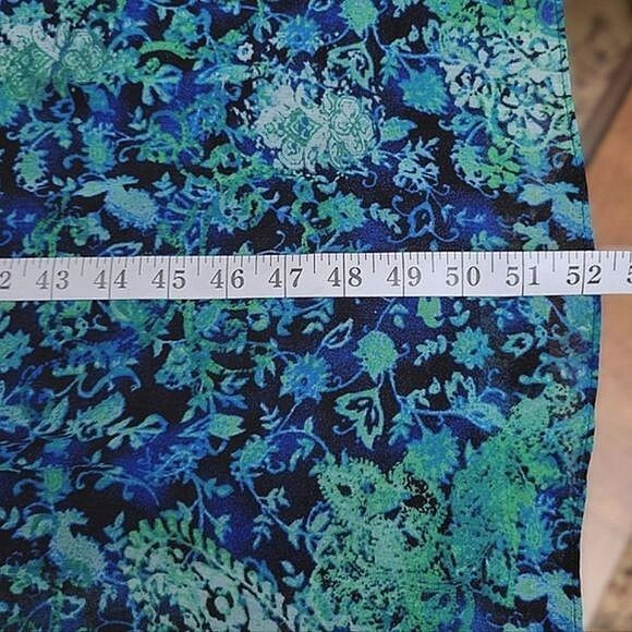 Vtg Coldwater Creek batik paisley floral maxi dress - Picture 13 of 16